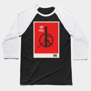 media manipulation, perversion of language, pacifism, freedom and warfare, peace sign Baseball T-Shirt